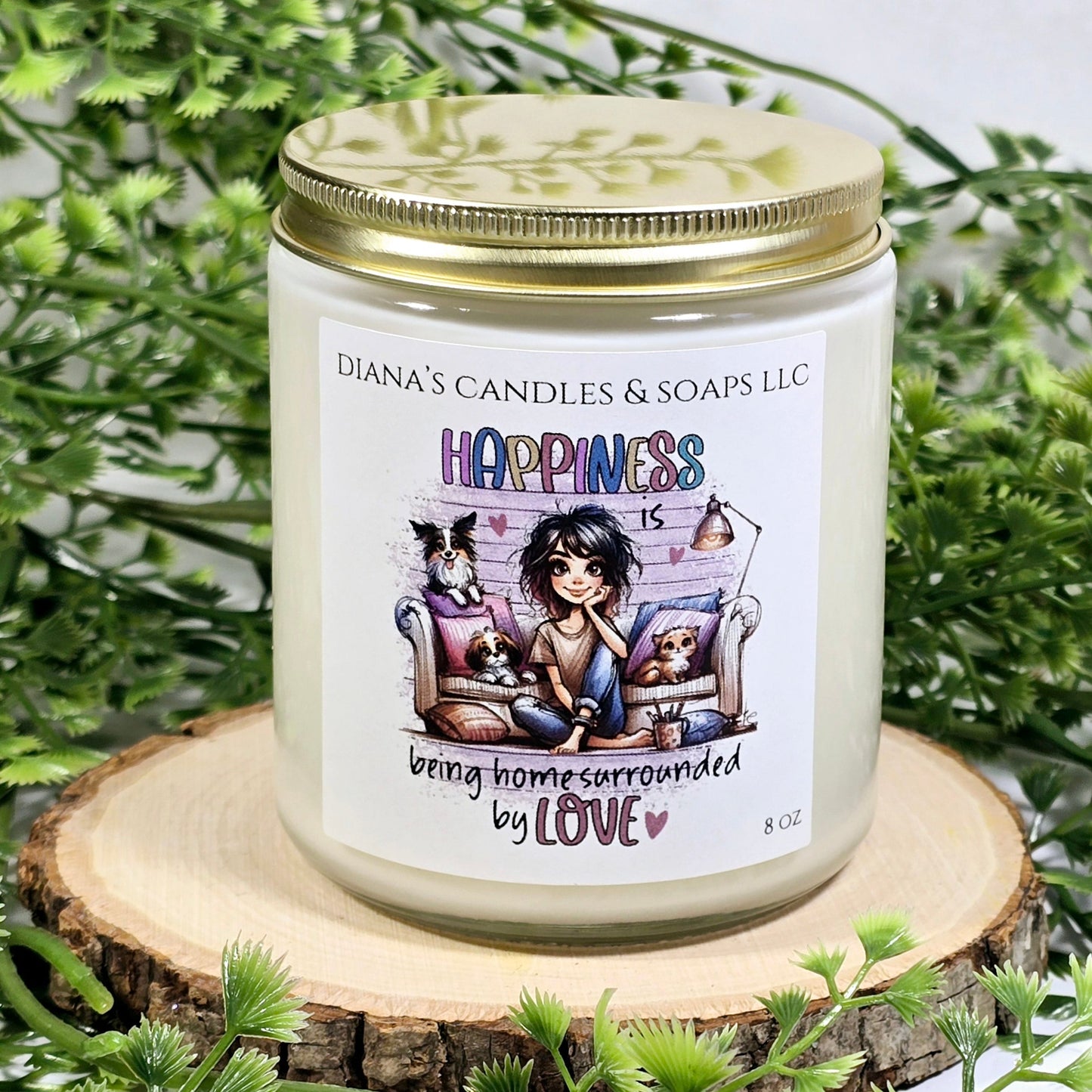 Happiness is being...