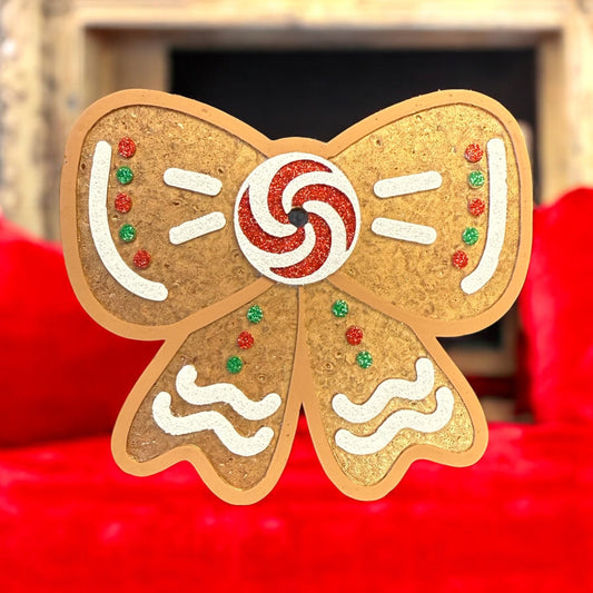Gingerbread Bow Freshie