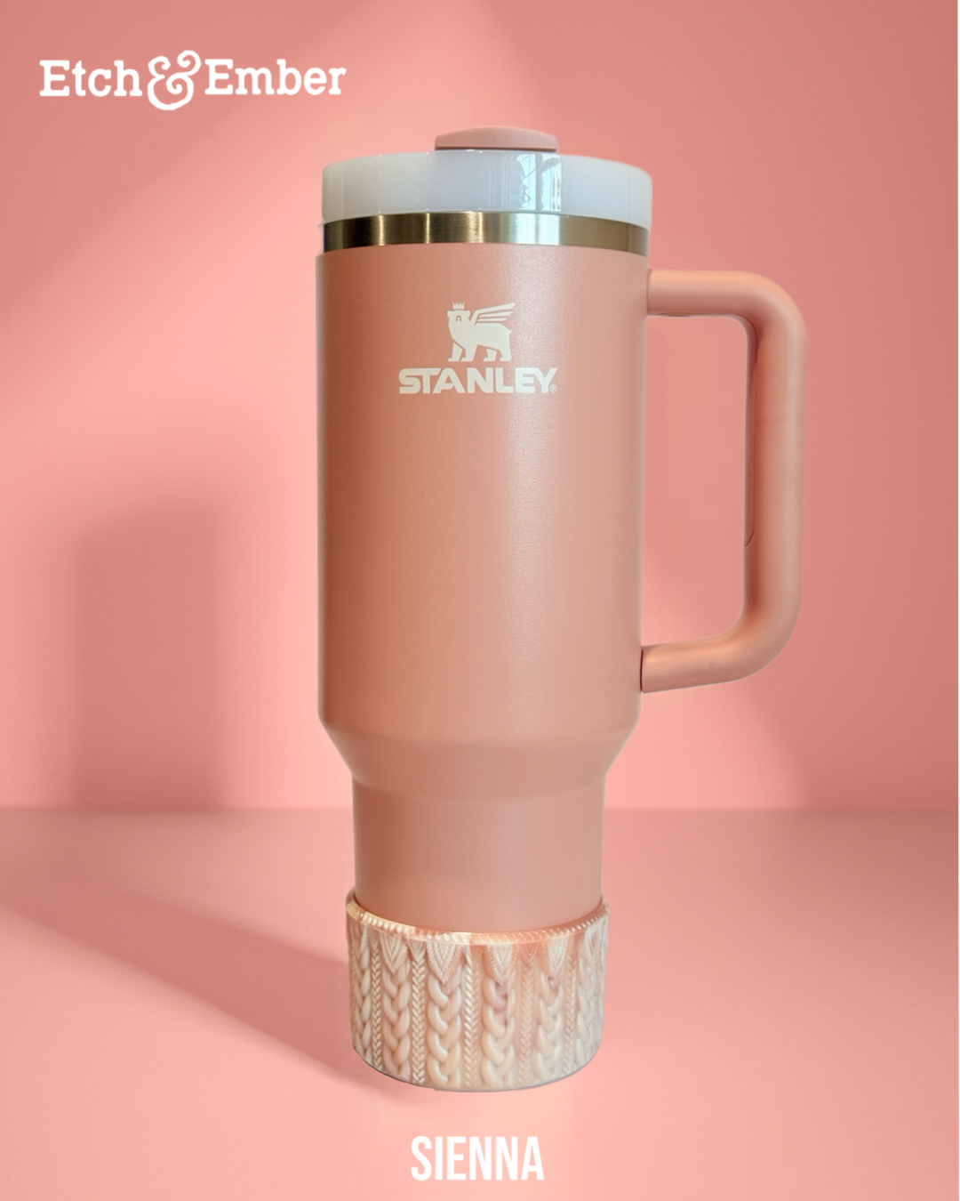 Sienna Macrame Tumbler Boot - fits 20-40oz