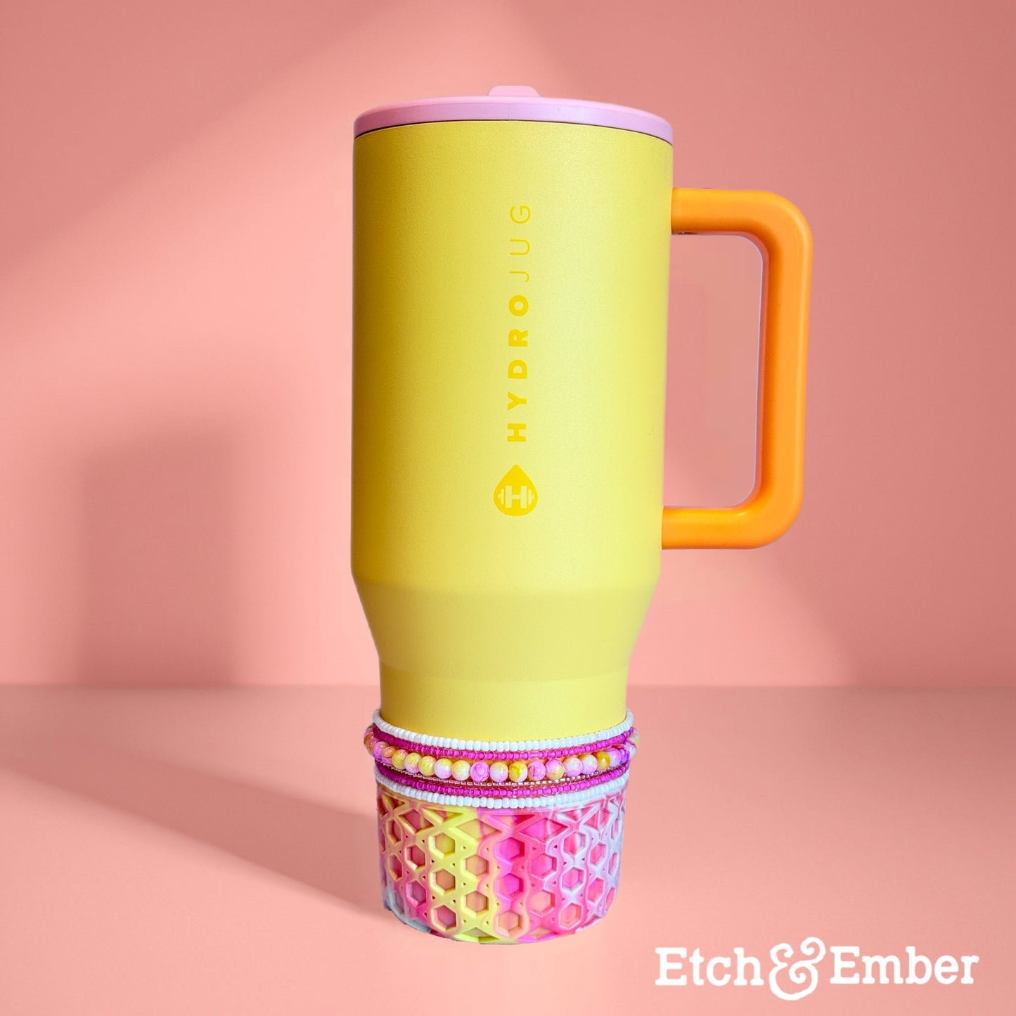 Strawberry Lemonade Tumbler Bracelet Stack