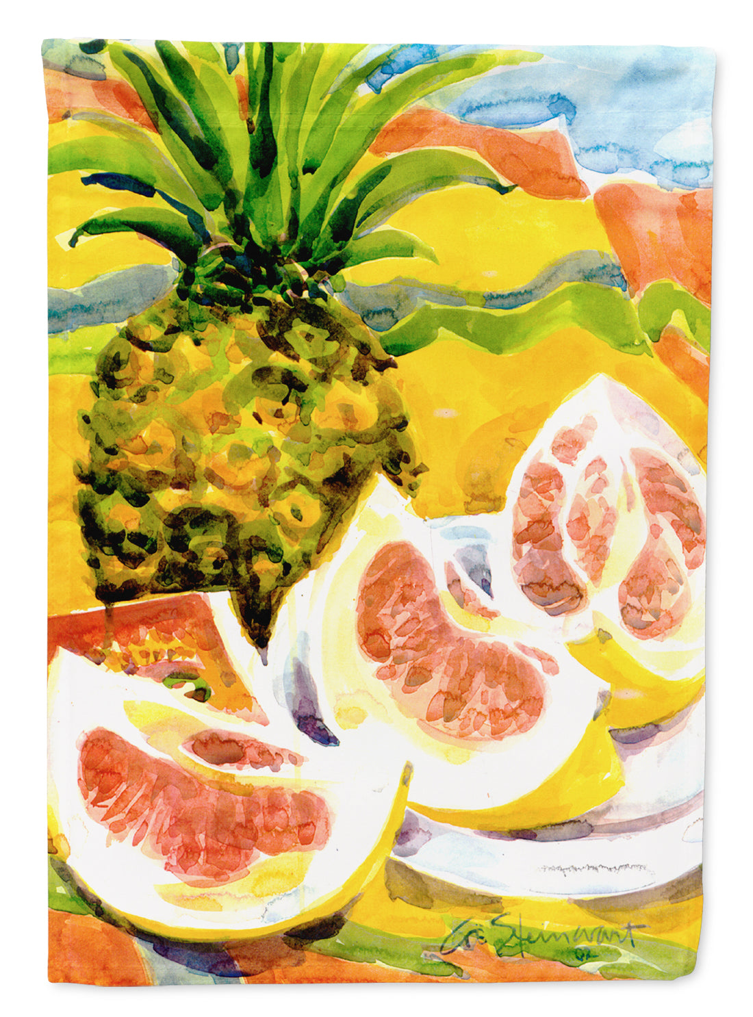 Pineapple Garden Flag – Decorative Outdoor Yard Flag