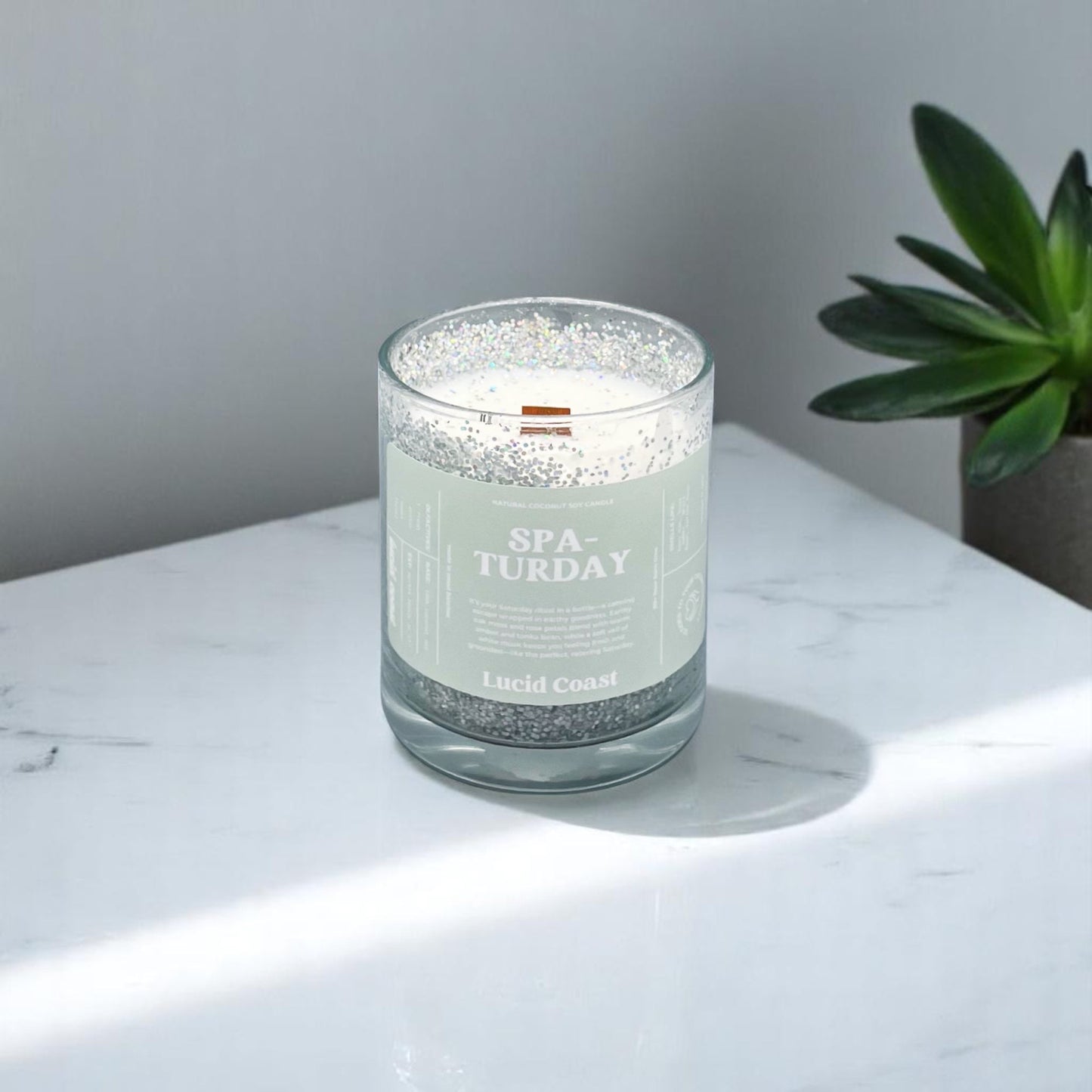 Spa-turday Massage Candle