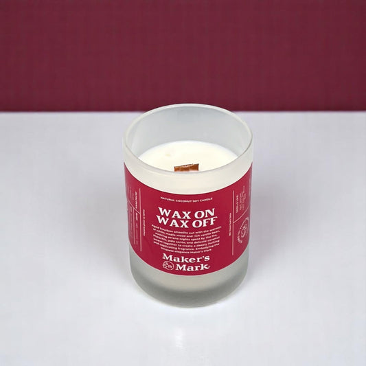 Wax On Wax Off | Maker's Mark Massage Candle