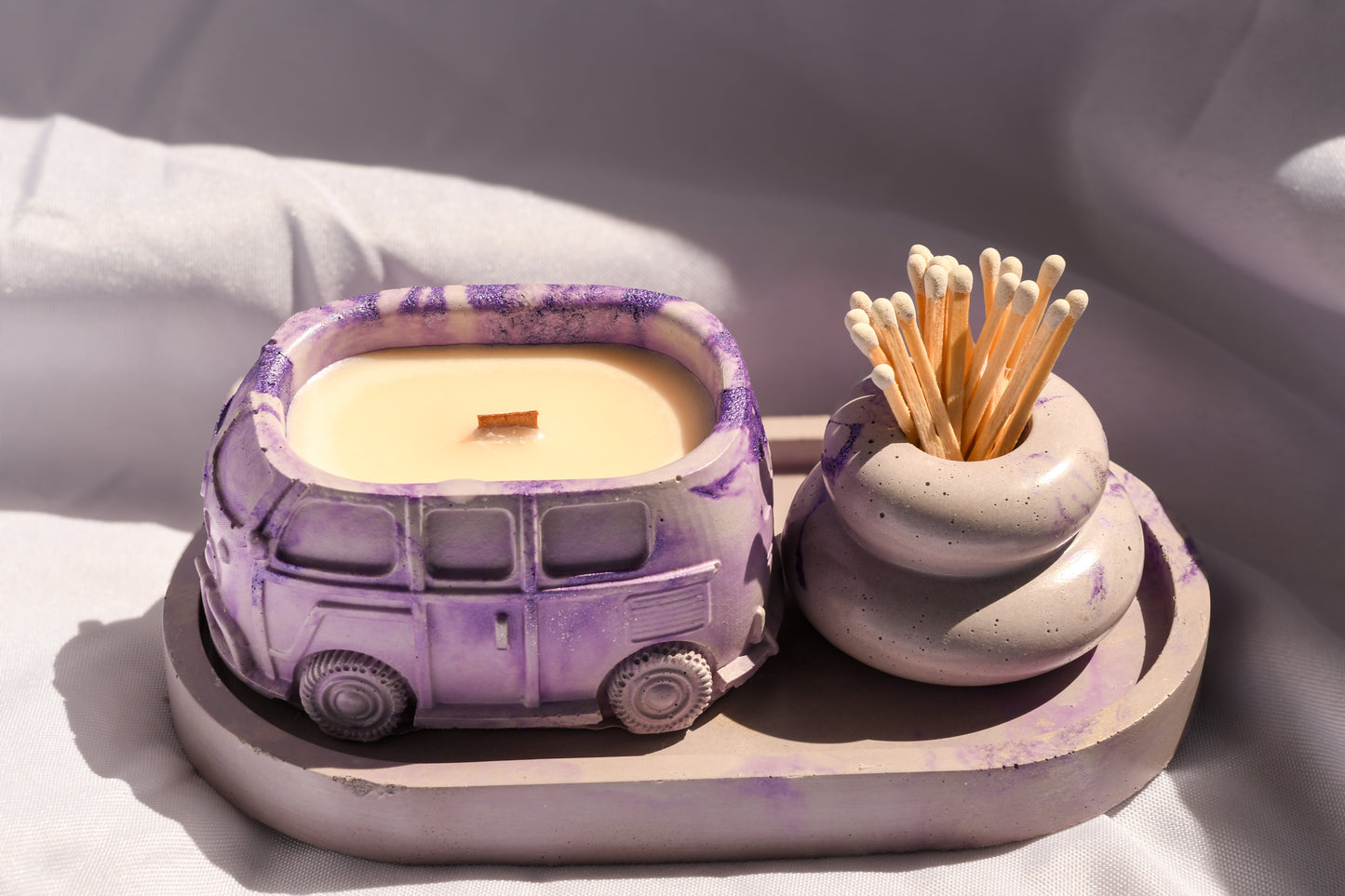 Retro Van Candle | Wood Wick