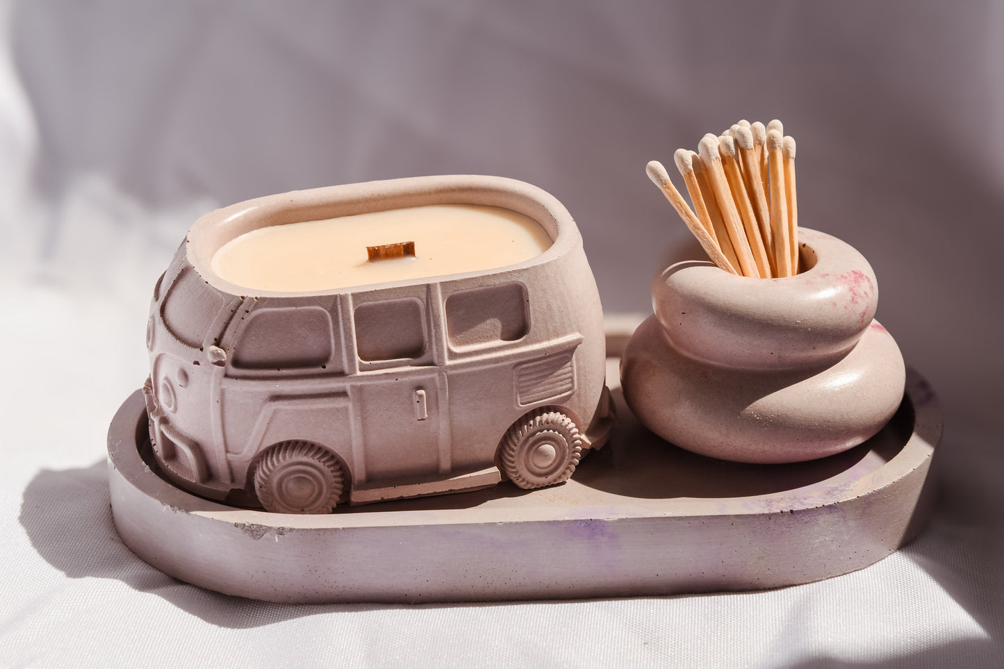 Retro Van Candle | Wood Wick