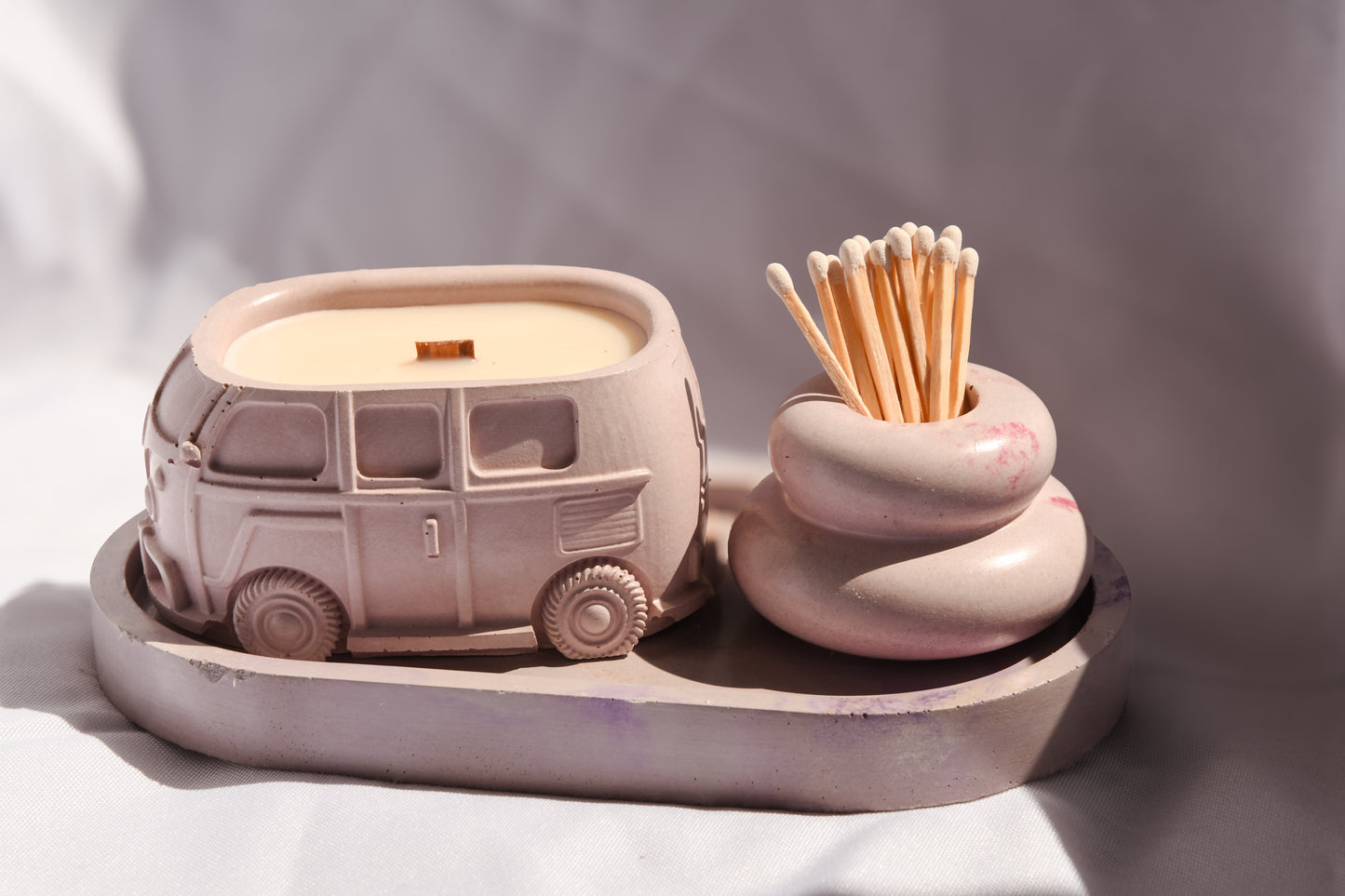 Retro Van Candle | Wood Wick
