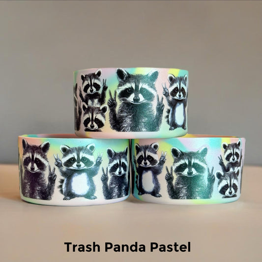 Trash Panda Raccoon Pastel Tumbler Boot