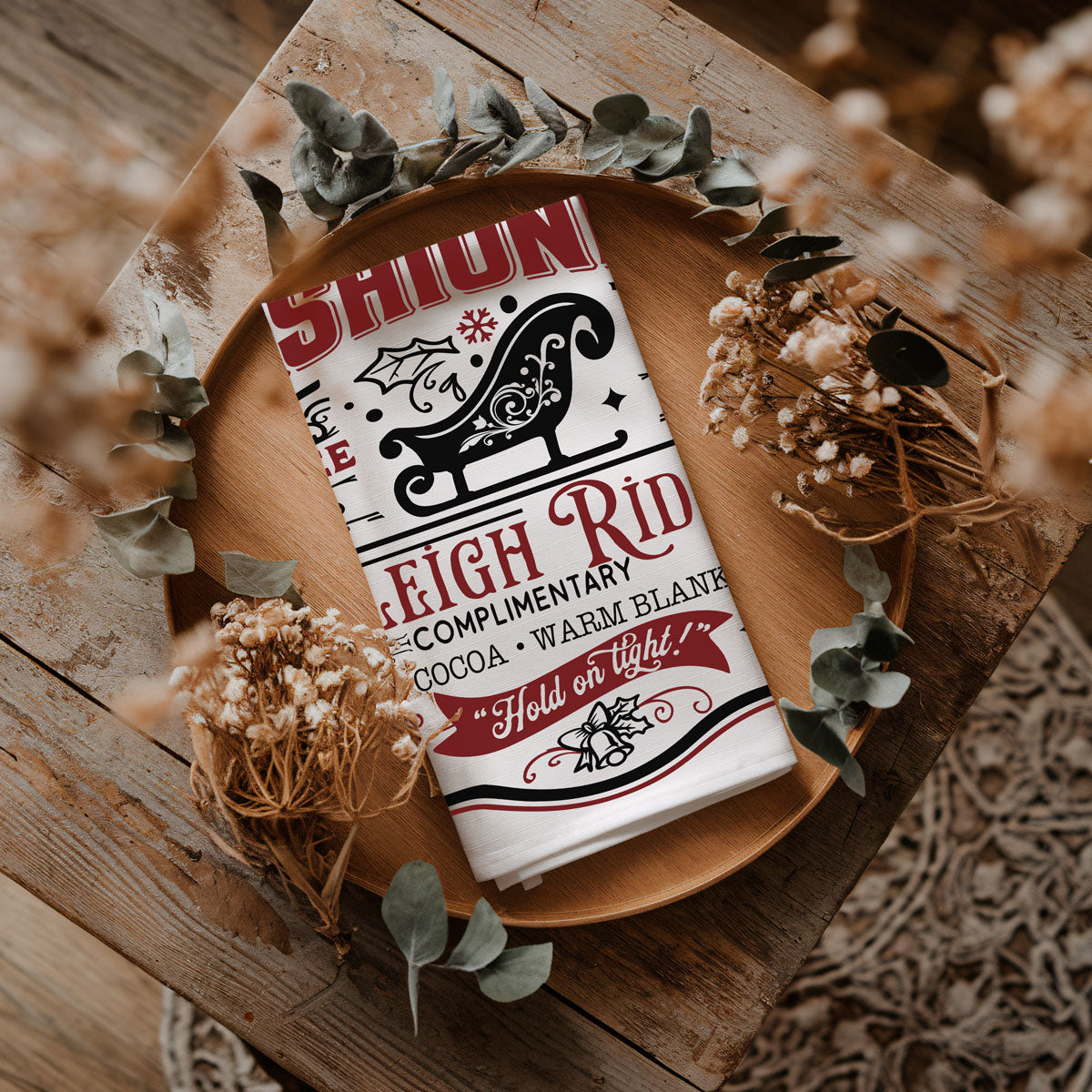 Sleigh + Candy Canes