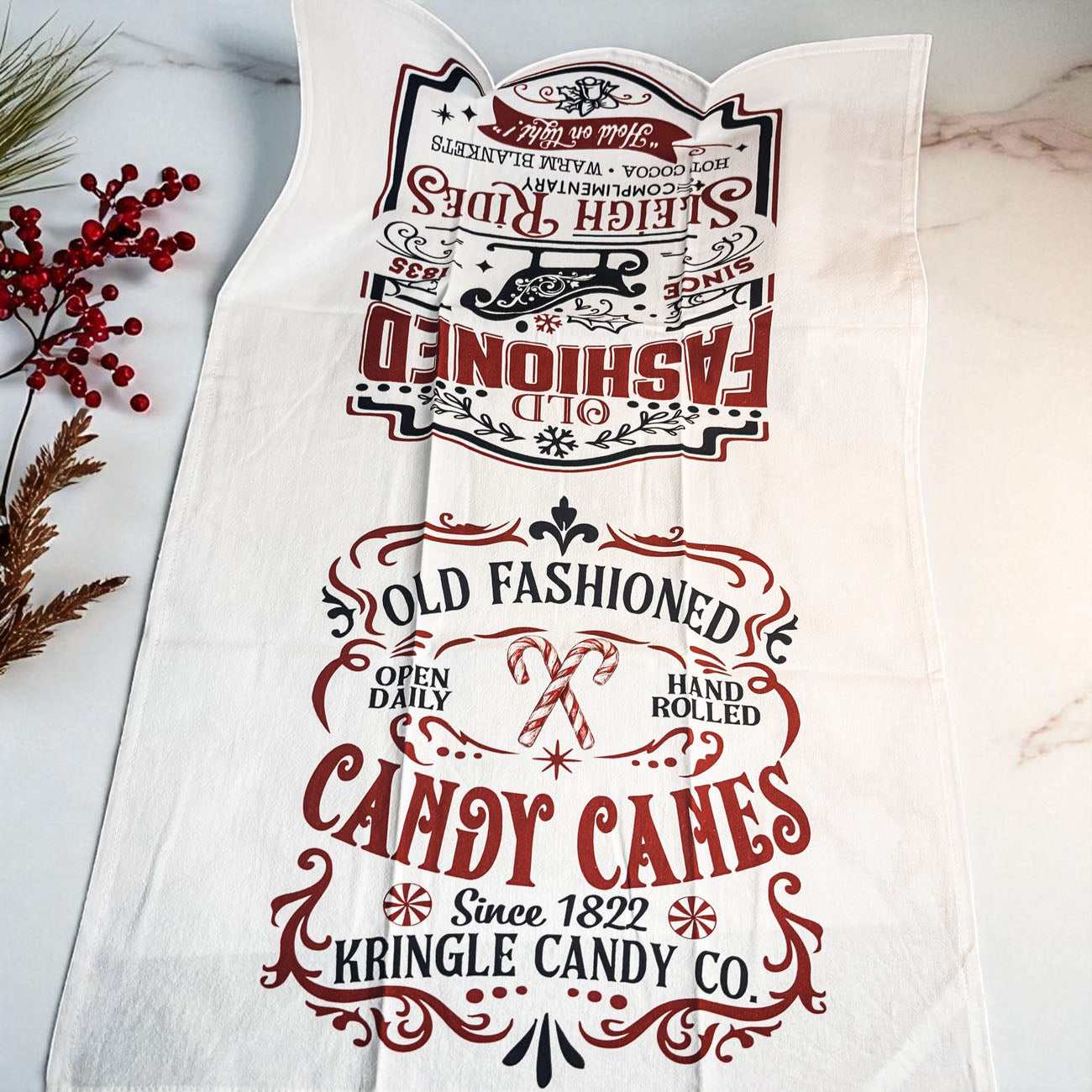 Sleigh + Candy Canes