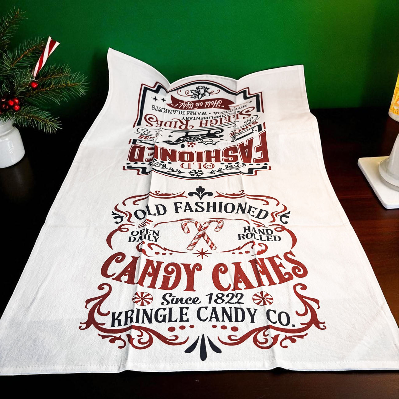 Sleigh + Candy Canes